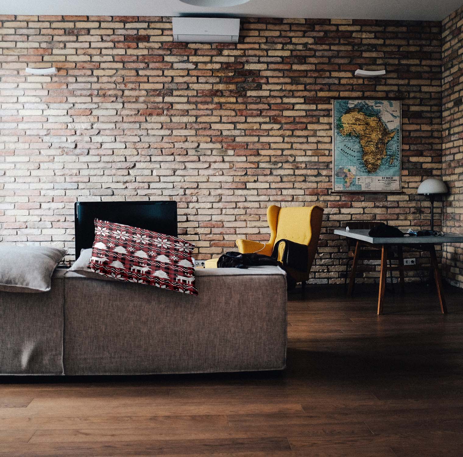 Gezondheidskussen Karo met kerstmotieven