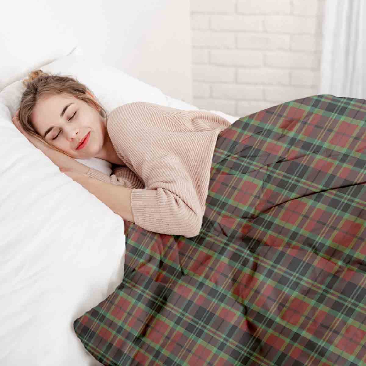 Original Therapiedecke - Baumwoll Bettwäsche Set weihnachtliches Karo