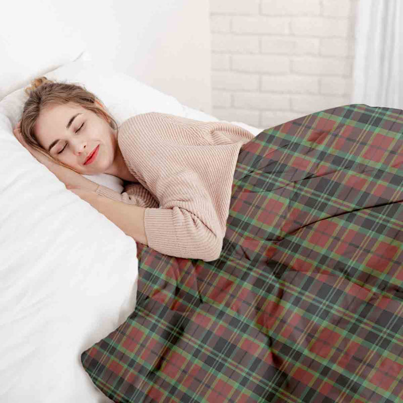 Therapiedekens beddengoed set kerstachtig ruitpatroon