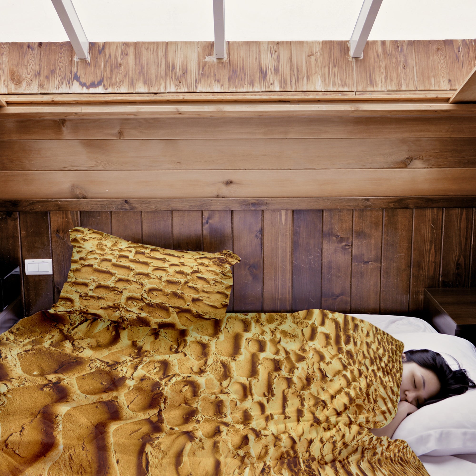 Original Therapiedecke - Baumwoll Bettwäsche Set Reifenabdruck