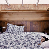 Therapiedekens katoenen hoes blauwe Kois