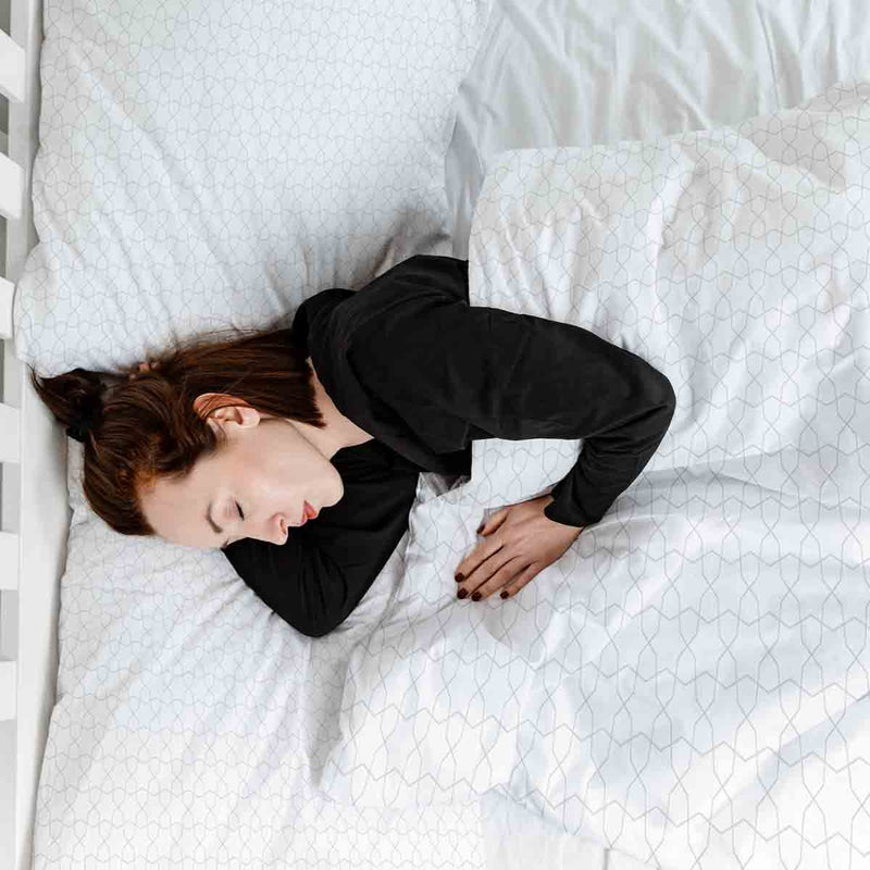 Therapiedekens Beddengoed Set Wit abstracte sterren