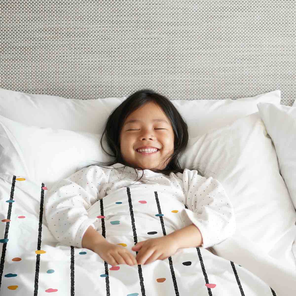 Original Therapiedecke - Baumwoll Bettwäsche Set mit bunten Punkten