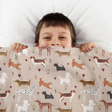 Original Therapiedecke - Hunde Gewichtsdecke mit Baumwollbezug für Kinder