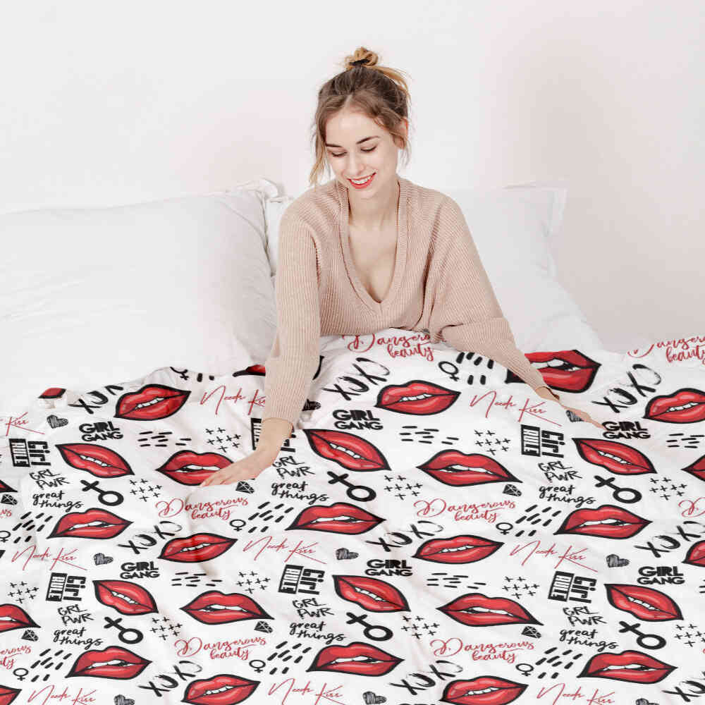 Originele therapiedeken - katoenen hoes XOXO