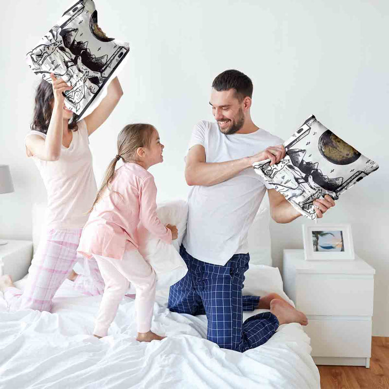 Gezondheidskussen Wolf en Maan