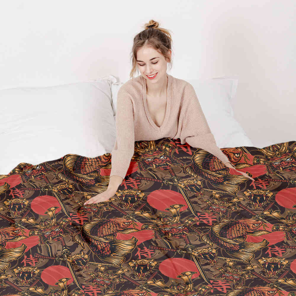 Therapiedekens beddengoed set Chinese vechtsport