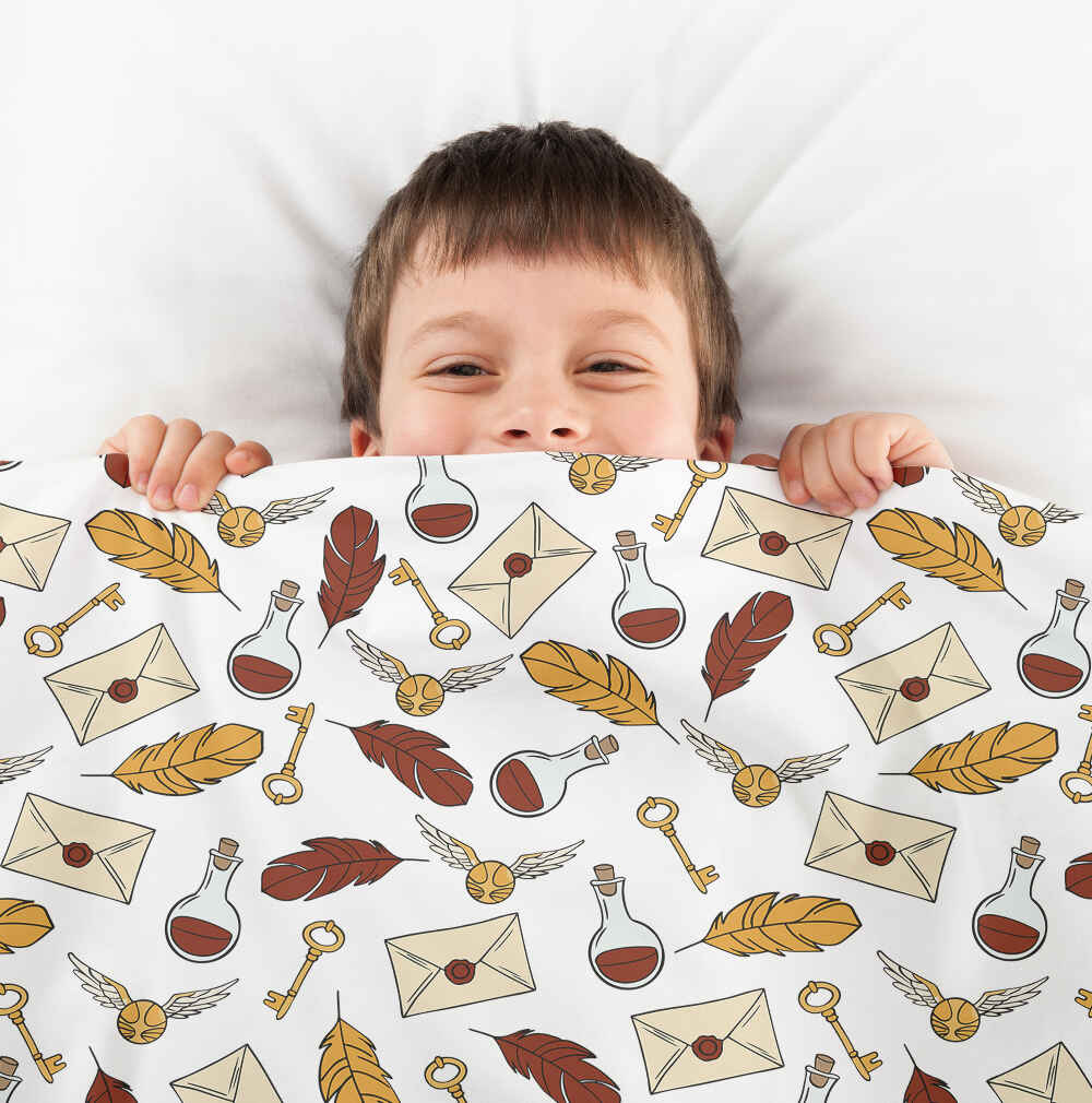 Original Therapiedecke - Baumwoll Bettwäsche Set Goldener Schnatz