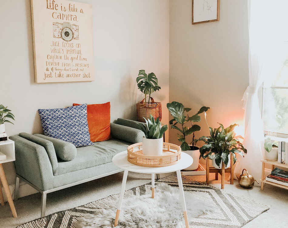 Gesundheitskissen blaues Wellenmuster