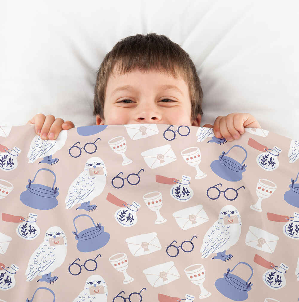 Original Therapiedecke - Baumwollbezug mit Harry's Eule