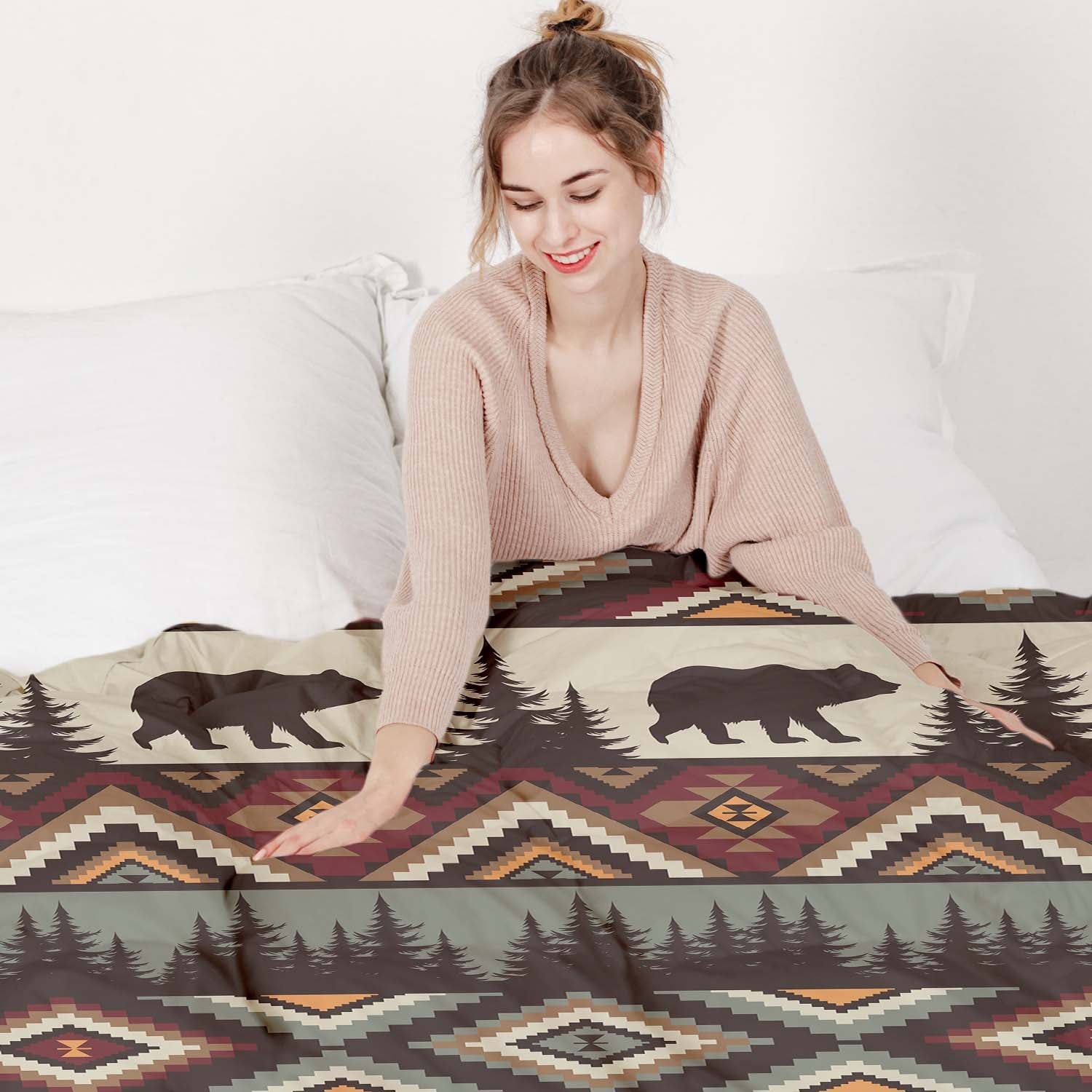 Therapiedekens Beddengoed Set Bruin Noorwegen