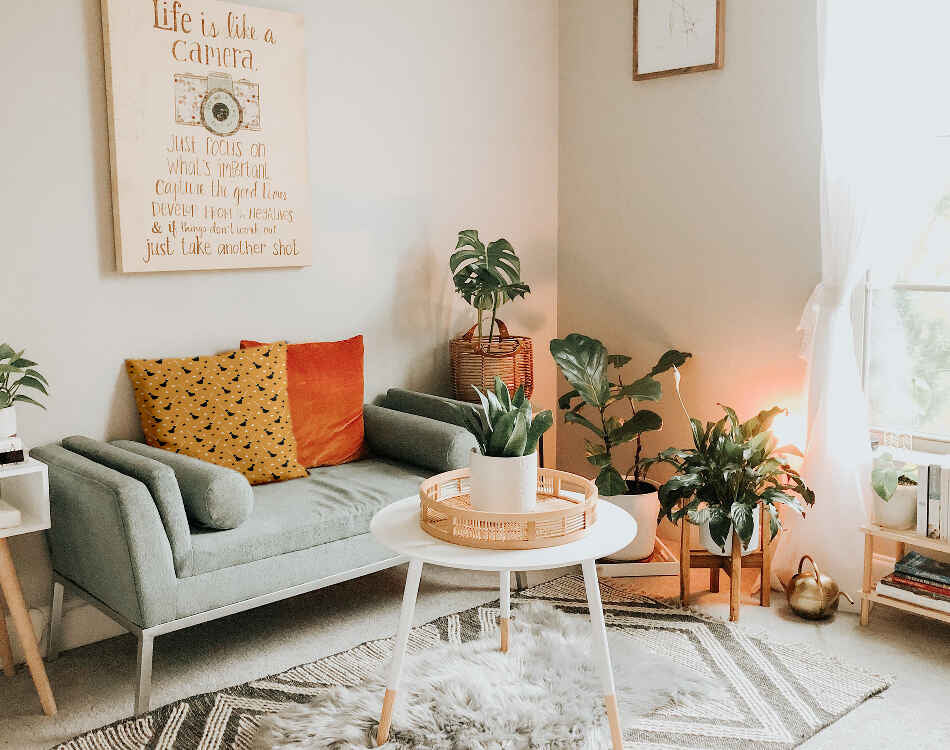 Gezondheidskussen Oranje met Potter's Bezem