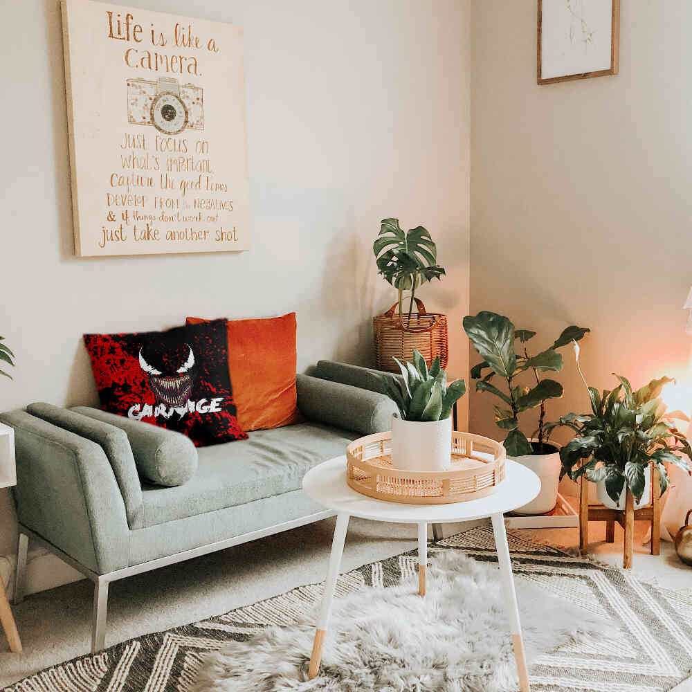 Gesundheitskissen Schwarz Jokergesicht