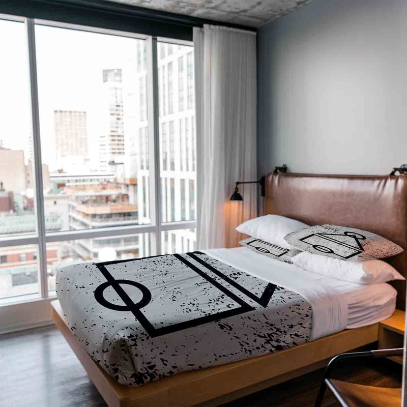 Therapiedekens Beddengoed Set Wit Dalgona Vormen