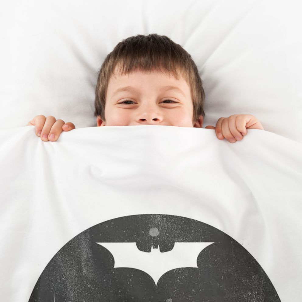 Original Therapiedecke - Baumwollbezug Weißer Batman