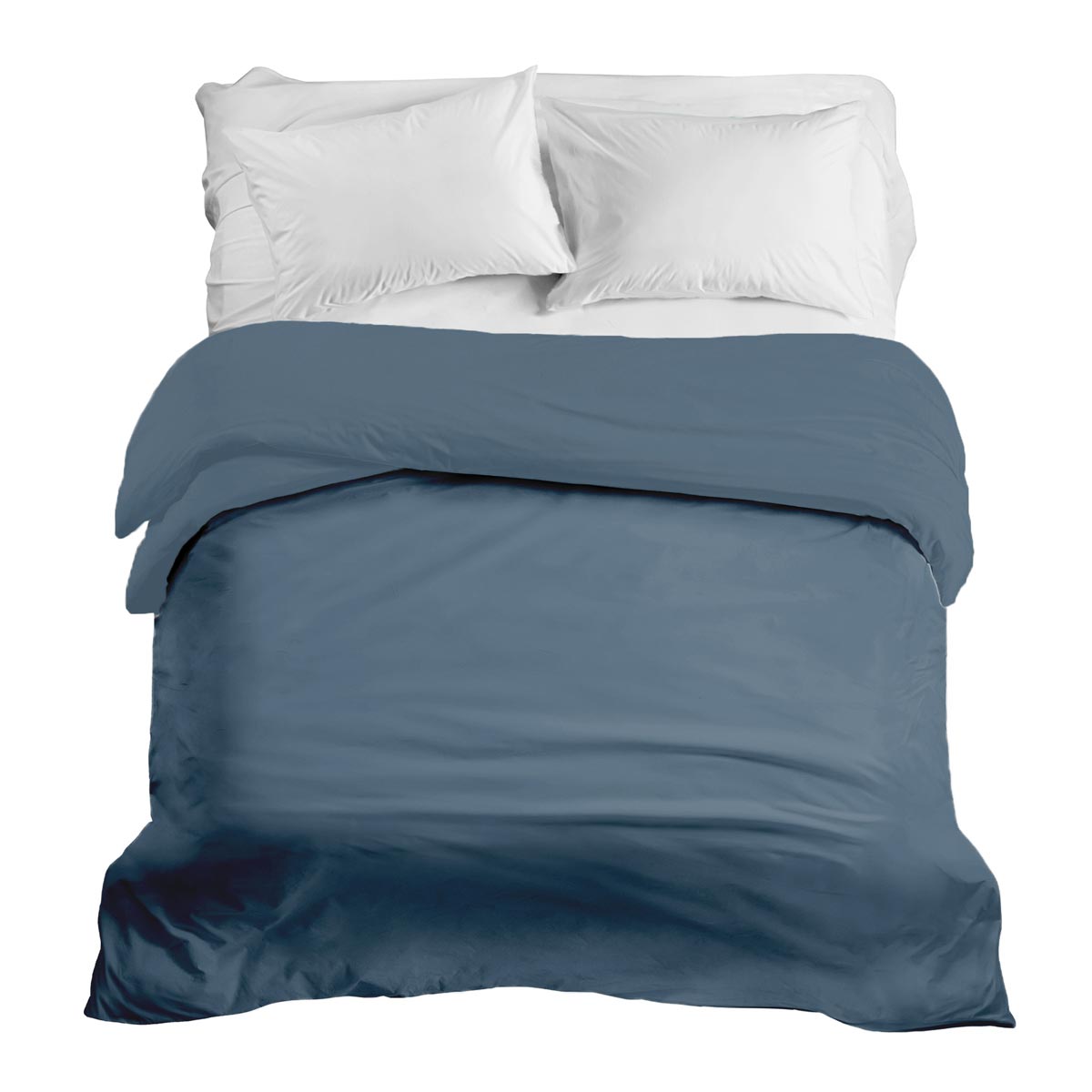 Originele therapiedeken - katoenen hoes in duifblauw